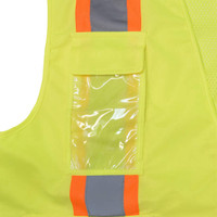 Radians SV6G5X Type R Class 2 Two Tone Surveyor Solid/Mesh Safety Vest | Hi-Vis Green | 5X-Large Size | Each