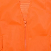 Radians SV6O4X Type R Class 2 Two Tone Surveyor Solid/Mesh Safety Vest | Hi-Vis Orange | 4X-Large Size | Each