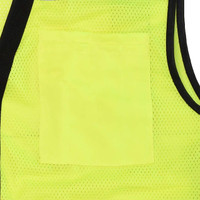 Radians SV59Z-2ZGD-M Type R Class 2 Heavy Duty Surveyor Safety Vest With Zipper | Hi-Vis Green | Medium Size | Case of 24 Units