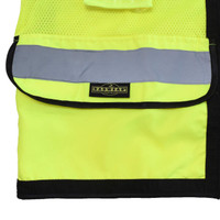 Radians SV59Z-2ZGD-XL Type R Class 2 Heavy Duty Surveyor Safety Vest With Zipper | Hi-Vis Green | X-Large Size | Case of 24 Units