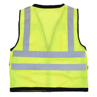 Radians SV59Z-2ZGD-2X Type R Class 2 Heavy Duty Surveyor Safety Vest With Zipper | Hi-Vis Green | 2X-Large Size | Case of 24 Units
