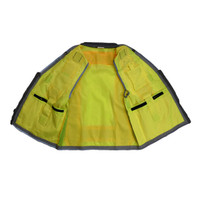 Radians SV55-2ZGD-2X Type R Class 2 Heavy Duty Two Tone Engineer Safety Vest | Hi-Vis Green | 2X-Large Size