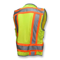 Radians SV55-2ZGD-2X Type R Class 2 Heavy Duty Two Tone Engineer Safety Vest | Hi-Vis Green | 2X-Large Size