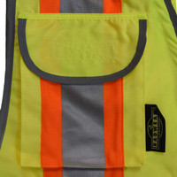 Radians SV55-2ZGD-2X Type R Class 2 Heavy Duty Two Tone Engineer Safety Vest | Hi-Vis Green | 2X-Large Size