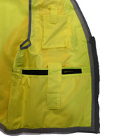 Radians SV55-2ZGD-3X Type R Class 2 Heavy Duty Two Tone Engineer Safety Vest | Hi-Vis Green | 3X-Large Size