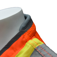 Radians SV55-2ZOD-3X Type R Class 2 Heavy Duty Two Tone Engineer Safety Vest | Hi-Vis Orange | 3X-Large Size