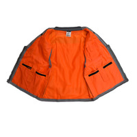 Radians SV55-2ZOD-4X Type R Class 2 Heavy Duty Two Tone Engineer Safety Vest | Hi-Vis Orange | 4X-Large Size