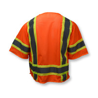 Radians SV63OXL Type R Class 3 Two Tone Surveyor Safety Vest | Hi-Vis Orange | X-Large Size | Case of 24 Units