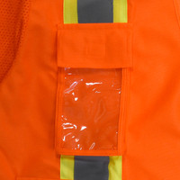 Radians SV63OXL Type R Class 3 Two Tone Surveyor Safety Vest | Hi-Vis Orange | X-Large Size | Case of 24 Units