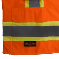 Radians SV63O4X Type R Class 3 Two Tone Surveyor Safety Vest | Hi-Vis Orange | 4X-Large Size | Case of 24 Units
