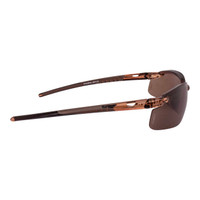 Crossfire 29117 ES5 Premium Safety Glasses | Crystal Brown Frame | HD Brown Mirror Lens | Box of 12