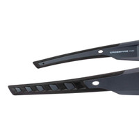 Crossfire 41291 Cumulus Premium Safety Glasses | Aluminum Gray Frame | Smoke Lens | Box of 12