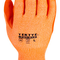 Radians RWG703XL TEKTYE A4 Cut Protective Work Gloves | Reinforced Thumb | Hi-Vis Orange | X-Large Size | Box of 12 Pairs