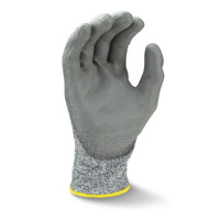 Radians RWG562L AXIS A3 Cut Protection Work Gloves | Polyurethane Palm Dip | Gray | Large Size | Case of 10 Boxes of 12 Pairs in Each Box