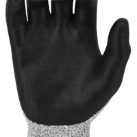 Radians RWG555XXL A4 Cut Protection Work Gloves | Foam Nitrile Palm | Gray | 2X-Large Size | Case of 10 Boxes of 12 Pairs in Each Box