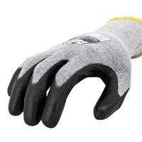 Radians RWG566XS AXIS A5 Cut Protection Work Gloves | Touchscreen | Gray | X-Small Size | Case of 10 Boxes of 12 Pairs in Each Box