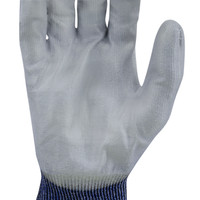Radians RWG588XS A8 Cut Protection Work Gloves | Polyurethane Palm | Blue | X-Small Size | Box of 12 Pairs