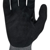 Radians RWG589XXL A9 Cut Protection Work Gloves | Sandy Foam Nitrile Palm | Black | 2X-Large Size | Box of 12 Pairs