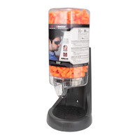 Radians FPD-500L80 Refillable Dispenser with Deviator 33 NNR FP80 Earplugs | Bell Shape | Uncorded | Orange
