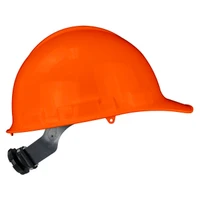 Radians GHR4-ORANGE-HV Granite Cap Style Hard Hat | 4 Point Crown Strap Ratchet Suspension | Pillowed Brow Pad | Hi-Vis Orange | Each