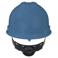 Radians GHR6-BLUE Granite Cap Style Hard Hat | 6 Point Crown Strap Ratchet Suspension | Pillowed Brow Pad | Blue | Each