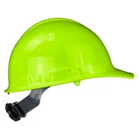 Radians GHR6-GREEN-HV Granite Cap Style Hard Hat | 6 Point Crown Strap Ratchet Suspension | Pillowed Brow Pad | Hi-Vis Green | Each