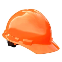 Radians GHR6-ORANGE-HV Granite Cap Style Hard Hat | 6 Point Crown Strap Ratchet Suspension | Pillowed Brow Pad | Hi-Vis Orange | Each