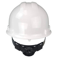 Radians GHR6-WHITE Granite Cap Style Hard Hat | 6 Point Crown Strap Ratchet Suspension | Pillowed Brow Pad | White | Each