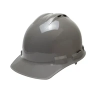 Radians GHR4V-DARK GRAY Granite Vented Cap Style Hard Hat | 4 Point Crown Strap Ratchet Suspension | Pillowed Brow Pad | Dark Gray | Case of 20 Units