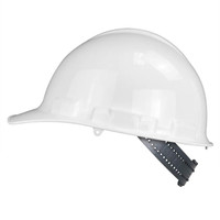 Radians GHP4-WHITE Granite Cap Style Hard Hat | 4 Point Crown Strap Pinlock Suspension | Pillowed Brow Pad | White | Each