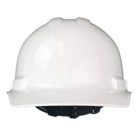 Radians GHP4-WHITE Granite Cap Style Hard Hat | 4 Point Crown Strap Pinlock Suspension | Pillowed Brow Pad | White | Each