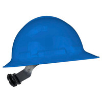 Radians QHR4-BLUE Quartz Full Brim Hard Hat | 4 Point Crown Strap Ratchet Suspension | Pillowed Brow Pad | Blue | Case of 10 Units