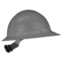 Radians QHR4-DARK GRAY Quartz Full Brim Hard Hat | 4 Point Crown Strap Ratchet Suspension | Pillowed Brow Pad | Dark Gray | Case of 10 Units