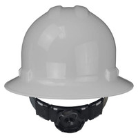 Radians QHR4-GRAY Quartz Full Brim Hard Hat | 4 Point Crown Strap Ratchet Suspension | Pillowed Brow Pad | Gray | Case of 10 Units