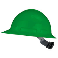 Radians QHR4-GREEN Quartz Full Brim Hard Hat | 4 Point Crown Strap Ratchet Suspension | Pillowed Brow Pad | Green | Case of 10 Units