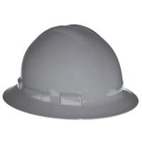 Radians QHR6-DARK GRAY Quartz Full Brim Hard Hat | 6 Point Crown Strap Ratchet Suspension | Pillowed Brow Pad | Dark Gray | Case of 10 Units