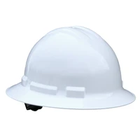 Radians QHR6-WHITE Quartz Full Brim Hard Hat | 6 Point Crown Strap Ratchet Suspension | Pillowed Brow Pad | White | Case of 10 Units
