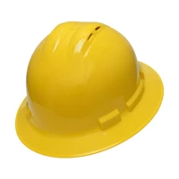 Radians QHR4V-YELLOW Quartz Full Brim Hard Hat | 4 Point Crown Strap Ratchet Suspension | Pillowed Brow Pad | Yellow | Case of 20 Units