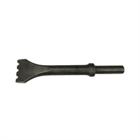 Universal Tool UTA88321 Tooth Chisel | 0.68 Round Shank | For Use With Chipping Hammer