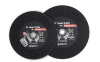 Walter Surface Technologies 11A121 PORTACUT 1/8" Type 1 Gas Saw Cut-Off Wheel | 20 mm STIHL Arbor Hole | 12" Diameter | Sold by Box of 10