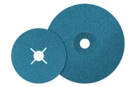 Walter Surface Technologies 15P453 TOPCUT Sanding Disc | 7/8" Arbor Hole | 4-1/2" Diameter | 13300 Max. RPM | Zirconia Alumina 36 Grit | Sold by Box of 25