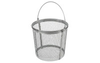 Walter Surface Technologies 55B004 Parts Washing Basket | Galvanized Steel | Silver | Round