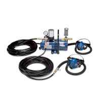 Allegro 9205-02 2-Worker Half Mask System with Two 50' Hoses | Low Pressure | Clear