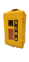 Allegro 4600 All-Weather SCBA Wall Case with Nylon Strap | Yellow
