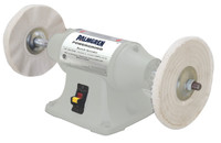 Palmgren 9682083 Powergrind Bench Buffering Machine | 8" Wheel Diameter | 3450 Max RPM | 3/4 HP