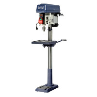 Palmgren 9680177 16-Speed Floor Step Pulley Drill Press | 17" Swing | 138 - 3476 RPM | 1 HP