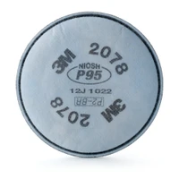 3M 2078 P95 Particulate Filter | Nuisance Level Organic Vapor/Acid Gas Reliefr | Sold by Pack of 2