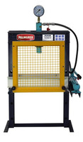 Palmgren 9661611 10 Ton Manual Pump Floor Hydraulic Press | 19.5" x 11.81" Capacity | 19" x 40" Max. Work Diameter