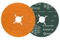 Walter Surface Technologies 15N508 XTRACUT Sanding Disc | 5" Diameter | 12200 Max. RPM | Ceramic 80 Grit | Sold by Pack of 25