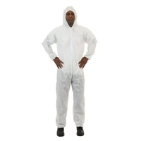 Enviroguard 2225-3XL Hooded Coverall | Microporous Film | Bound Seams | Storm Flap | White | 3X-Large